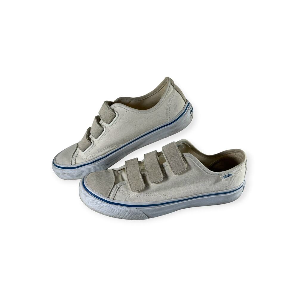 VANS Prison Issue Casual Sneakers, Off White, Canvas/Suede, Women's Size 7